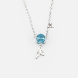 N WHALE TAIL BLUE STONE