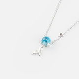 N WHALE TAIL BLUE STONE