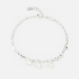 BRA MICRO CLIP TRIPLE FLOWER GEM AND BLING BALL