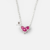 N HEART TRIPLE CIRCLE GEM