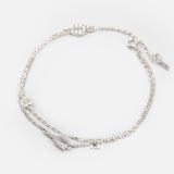 BRA I LOVE YOU HEART KEY GEM DOUBLE LINE