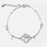 BRA SPECIAL CLOVER MOTHER OF PEARL FLOWER INSIDE DOUBLE GEM