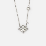N PEAK CLOVER MOTHER OF PEARL AND SINGLE GEM