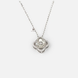 N SINGLE CLOVER MOTHER OF PEARL AND GEM LINE
