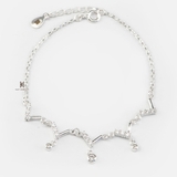 BRA ZIG ZAG GEM TRIPLE GEM DROP