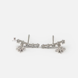 E STUD MULTI LINE GEM DROP BLING STAR