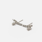 E STUD MULTI LINE GEM DROP BLING STAR