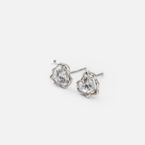 E STUD RUSTIC LINE BIG HEART GEM AND BLING STAR