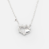 N TINY GEM HEART LINE AND SMALL GEM INSIDE