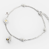 BRA BEE GEM AND TRIPLE DAISY FLOWER