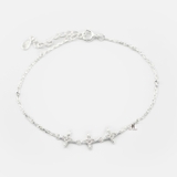 BRA BALL CHAIN TRIPLE STAR BLING GEM