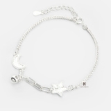 BRA BLING CRESCENT MOON AND STAR DROP BALL