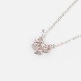 N BOW PINK HEART GEM
