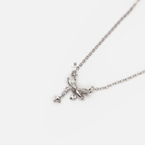 N OVAL GEM BOW DROP BLING STAR
