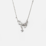 N OVAL GEM BOW DROP BLING STAR