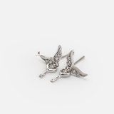 E STUD ANGEL WINGS KEY GEM