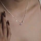N MINI BOW AND GEM BALL CHAIN