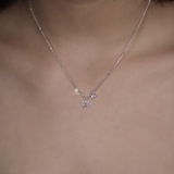 N MINI BOW AND GEM BALL CHAIN