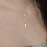 N DOUBLE LINE DANGLE CIRCLE AND POLE