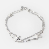 BRA DOUBLE CHAIN HAMMER MINI CLIP CHAIN AND DOUBLE STAR