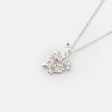 N BIG WIRE FLOWER AND DOUBLE FLOWER PINK GEM