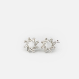 E STUD PINWHEEL RECTANGLE GEM