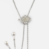 N SPECIAL BIG FLOWER MOTHER OF PEARL DROP CHAIN BALL