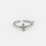 R MIDI BALL LINE TRIPLE BALL AND OPAL STONE