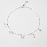 BRA BOW GEM STONE HEEL