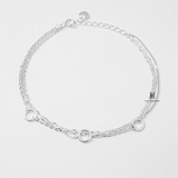 BRA TRIPLE TINY CIRCLE TRIPLE CHAIN