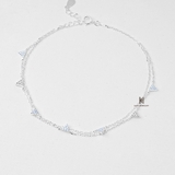 ANK MULTI TRIANGLE DOUBLE LINE TINY GEM