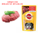 Pate chó chó lớn Pedigree vị bò nấu sốt 80g - SP005309