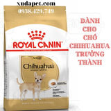 THỨC ĂN HẠT ROYAL CANIN CHIHUAHUA ADULT với hạt được thiết kế dành riêng cho giống chó Chihuahua từ 8 tháng tuổi trở lên -  SP000427