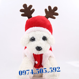 ÁO NOEL CÂY THÔNG CHO CHÓ MÈO HÓA TRANG DỊP LỄ GIÁNG SINH 