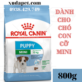 THỨC ĂN ROYAL CANIN Dành cho chó cỡ Mini (tối đa 10kg) và đang trong giai đoạn Puppy từ 2 đến 10 tháng tuổi - SP000447