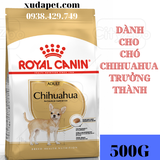 THỨC ĂN HẠT ROYAL CANIN CHIHUAHUA ADULT với hạt được thiết kế dành riêng cho giống chó Chihuahua từ 8 tháng tuổi trở lên -  SP000427