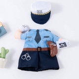 ÁO COSPLAY CẢNH SÁT TRUNG CHO CHÓ MÈO - SP007337