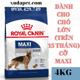 THỨC ĂN HẠT CHO CHÓ ROYAL CANIN Dành cho chó kích cỡ Maxi (cân nặng tối đa từ 25 - 44 kg) và đang trong lứa tuổi Adult từ 15 tháng tuổi trở lên - SP000432