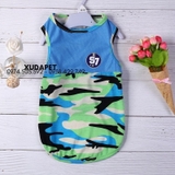 ÁO THUN 3 LỖ THỂ THAO CAMO CHO CHÓ LỚN (MÀU NGẪU NHIÊN) - SP006013