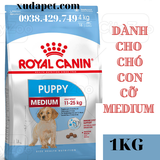THỨC ĂN ROYAL CANIN Dành cho chó kích cỡ Medium (cân nặng tối đa từ 11 - 25 kg) và đang trong lứa tuổi Puppy từ 2 đến 12 tháng tuổi - SP000441
