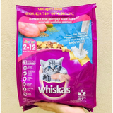 Thức ăn cho mèo con Whiskas vị cá biển và sữa dưới 1 tuổi - SP005304