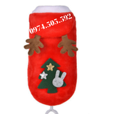 ÁO NOEL CÂY THÔNG CHO CHÓ MÈO HÓA TRANG DỊP LỄ GIÁNG SINH 