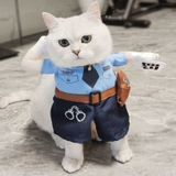 ÁO COSPLAY CẢNH SÁT TRUNG CHO CHÓ MÈO - SP007337