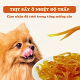 SỢI GÀ SẤY DẺO MỀM, DAI THƠM NGON CHO CHÓ - SP005984