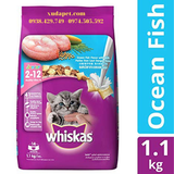 Thức ăn cho mèo con Whiskas vị cá biển và sữa dưới 1 tuổi - SP005304