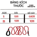 DÂY KÉO THỪNG DẮT CHÓ SIÊU CHẮC DÀI 1.5M (MÀU NGẪU NHIÊN) - SP005180