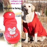 ÁO HOODIE CHO CHÓ LỚN RED AND BULL - SP000604