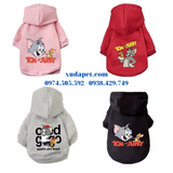 Áo hoodie cho chó mèo hình Tom and Jerry (TỪ 1-35kg)