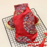 ÁO TẾT CHO CHÓ MÈO VẢI GẤM LỤA CAO CẤP XUDAPET- SP000148
