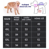 ÁO MƯA TRONG SUỐT CHO CHÓ LỚN TRÊN 12KG - SP005250